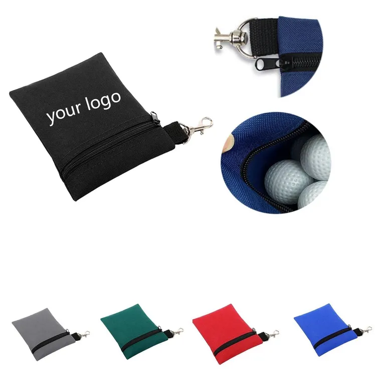 Nylon Golf Accessory Pouch with Attachment Clip · IMPBAG152 · image 1