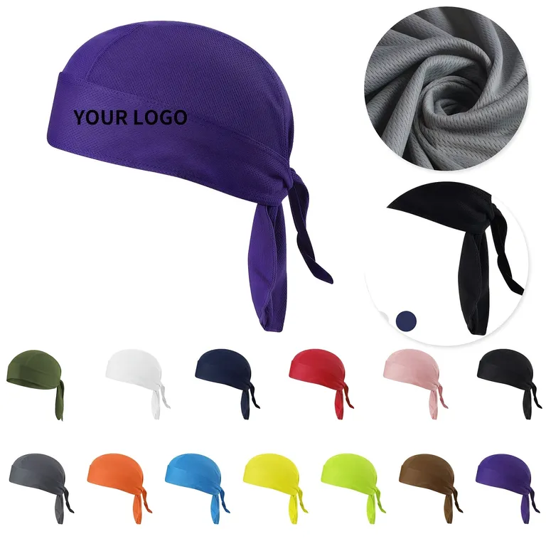 Polyester Mesh Headwrap with Tie-Back Closure · IMPAPP046 · image 1