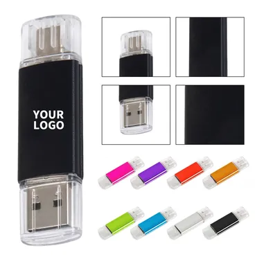 16 GB Dual USB-A and USB-C Flash Drive