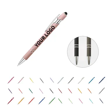 Metal Ballpoint Pen with Touchscreen Stylus — IMPOFF130
