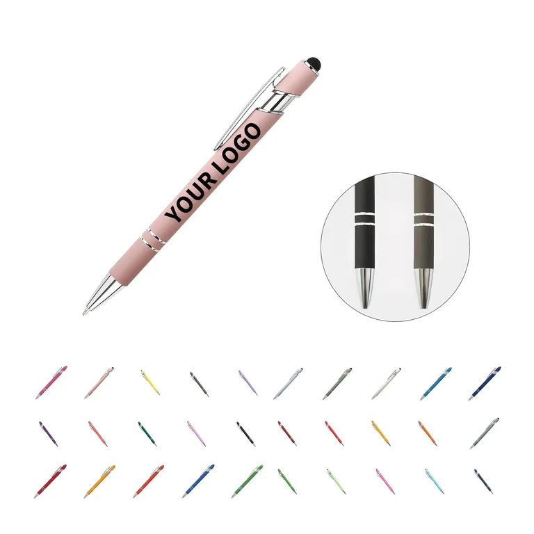 Metal Ballpoint Pen with Touchscreen Stylus — IMPOFF130 · IMPOFF130 · image 1