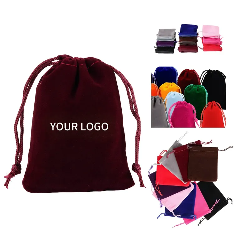 Velvet Drawstring Gift Pouch · IMPBAG007 · image 1